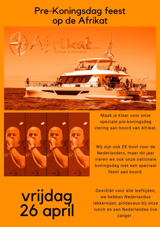 Koningsdag op de Afrikat-1