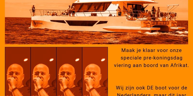 Koningsdag op de Afrikat-1